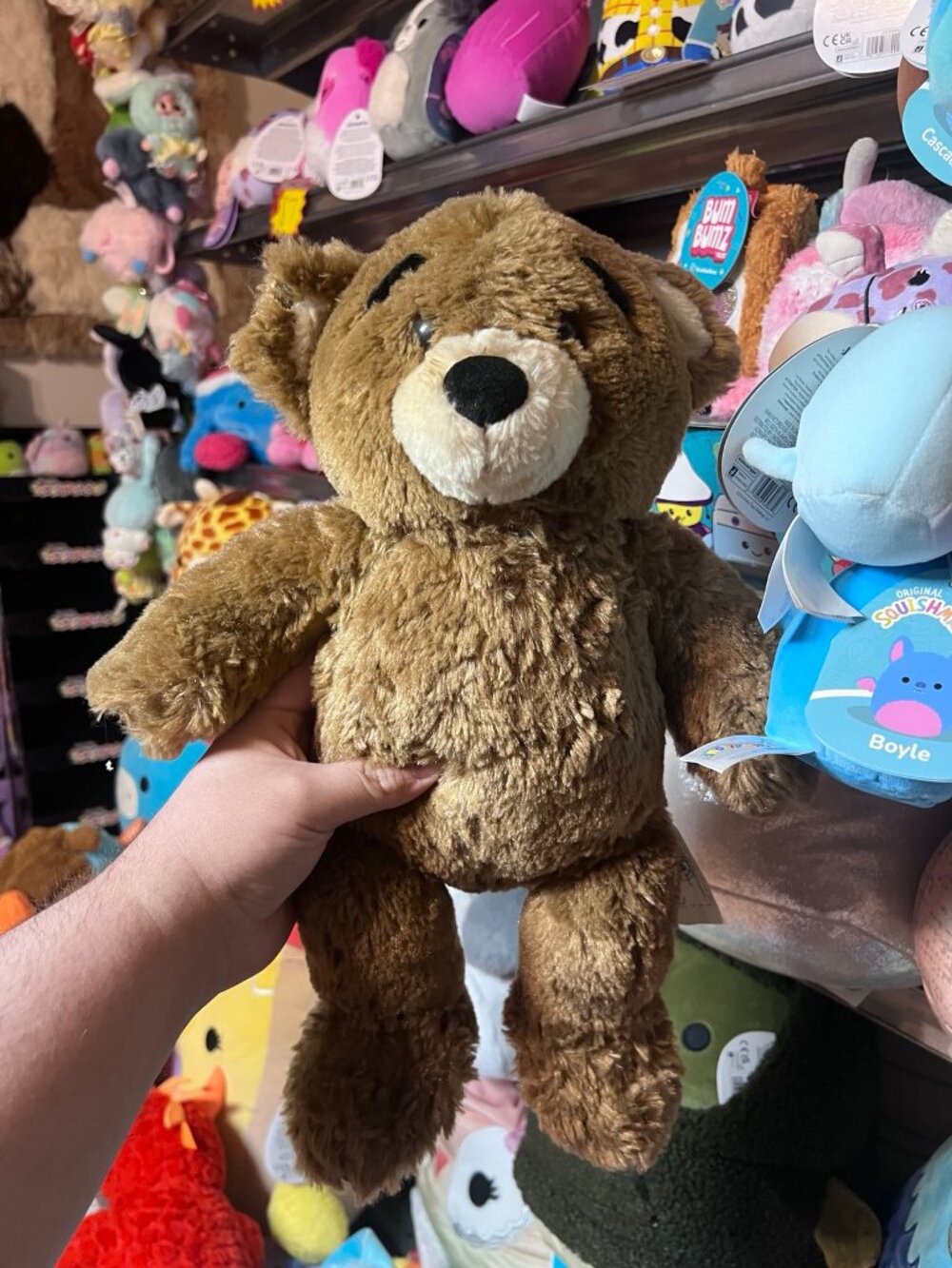 Build-A-Bear "Bearemy Bear" Retired Textured Sherpa Plush - Neutral Tan - 2012